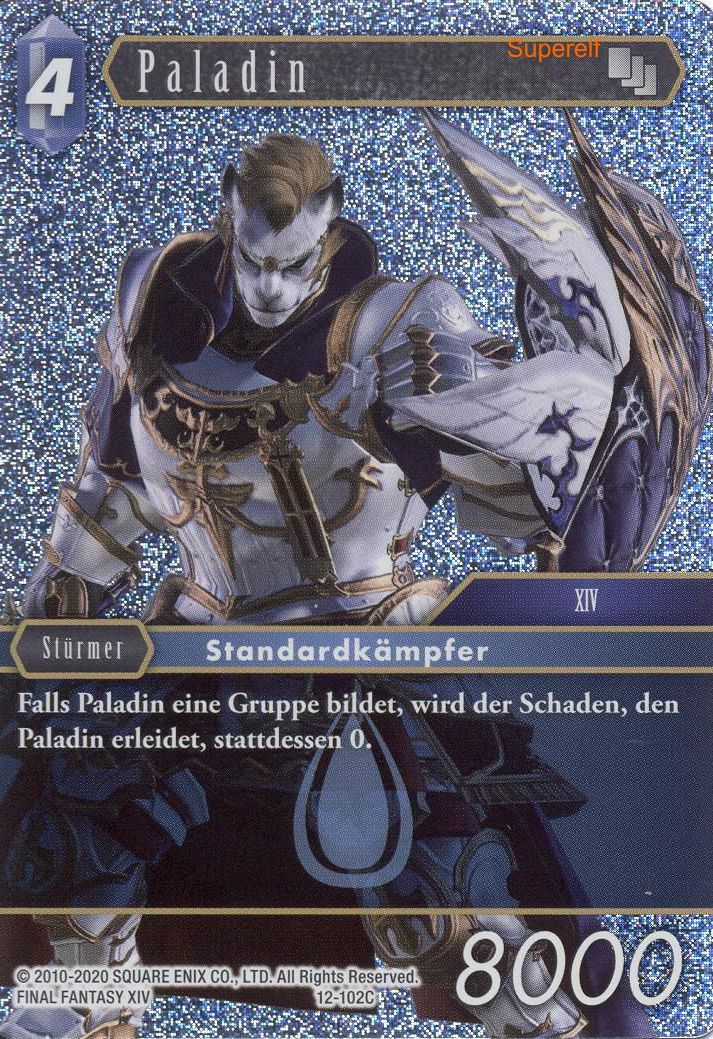 Final Fantasy Opus 12-102 C Paladin Wasser