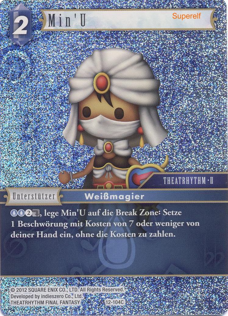 Final Fantasy Opus 12-104 C Min`U Wasser