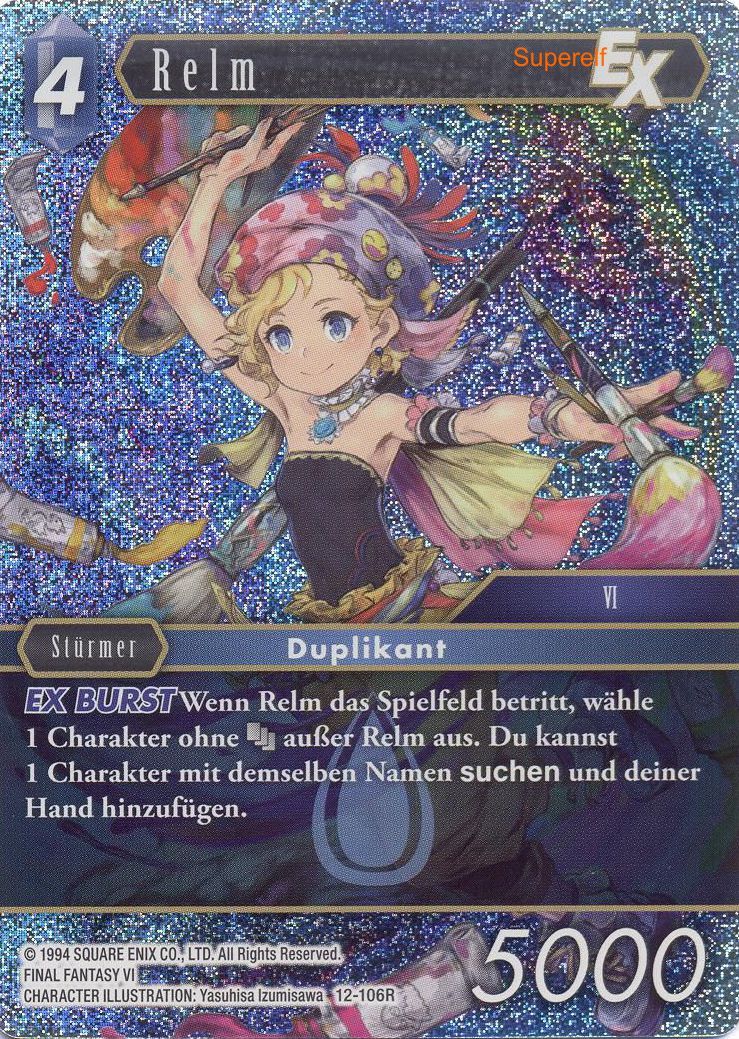 Final Fantasy Opus 12-106 R Relm Wasser