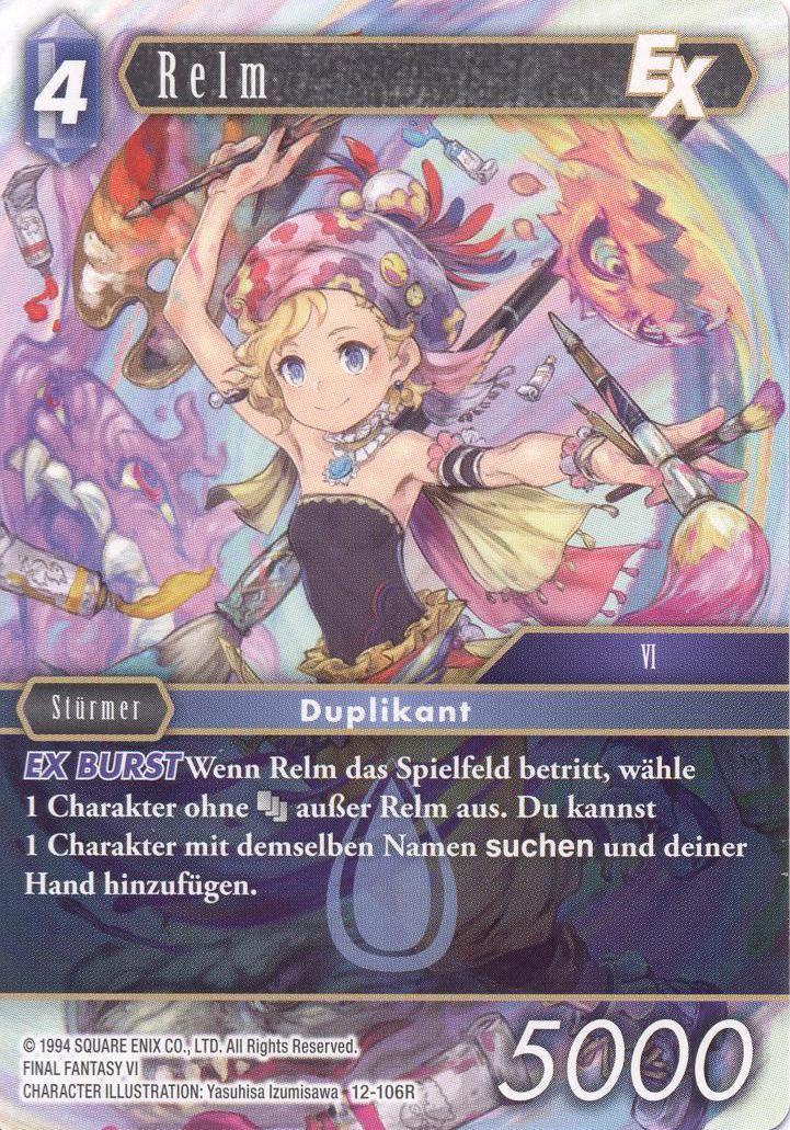 Final Fantasy Opus 12-106 R Relm Wasser