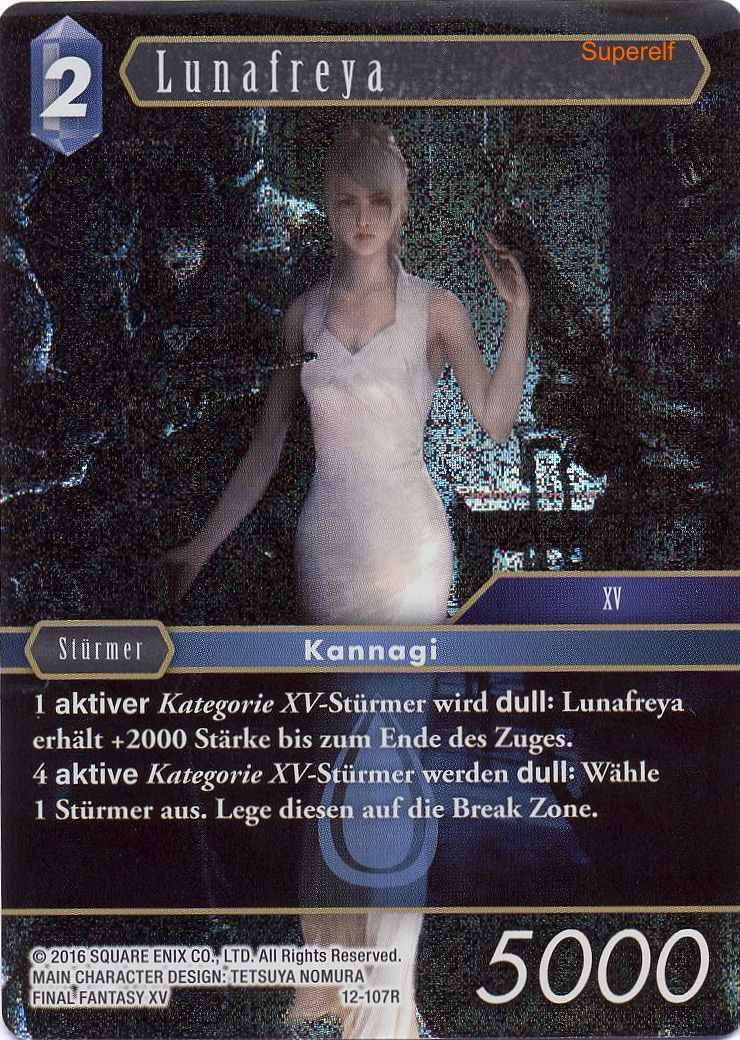 Final Fantasy Opus 12-107 R Lunafreya Wasser