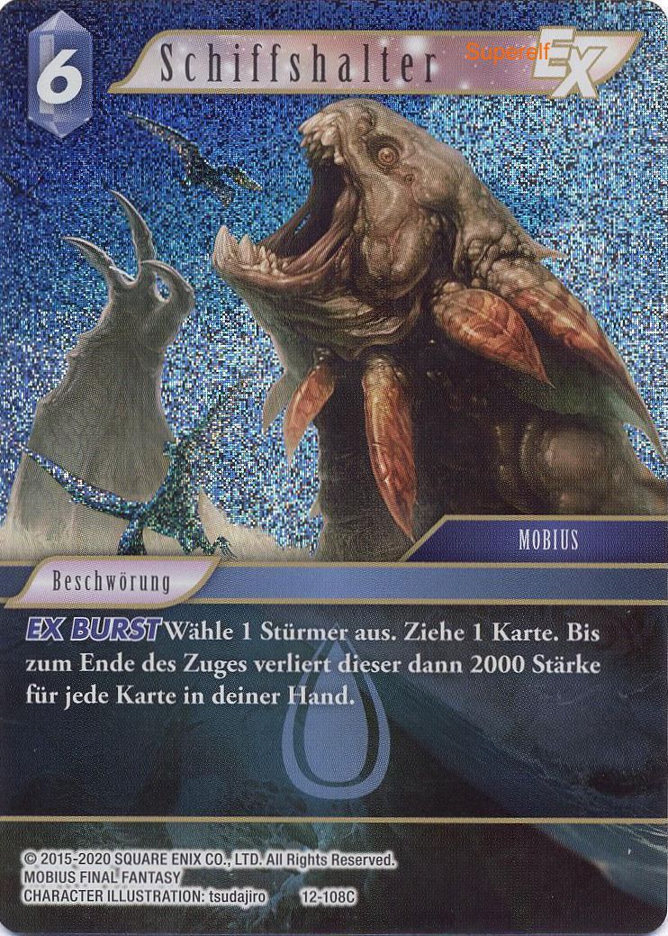 Final Fantasy Opus 12-108 C Schiffshalter Wasser