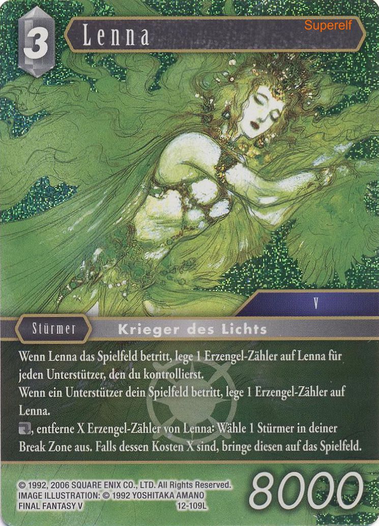 Final Fantasy Opus 12-109 L Lenna Licht