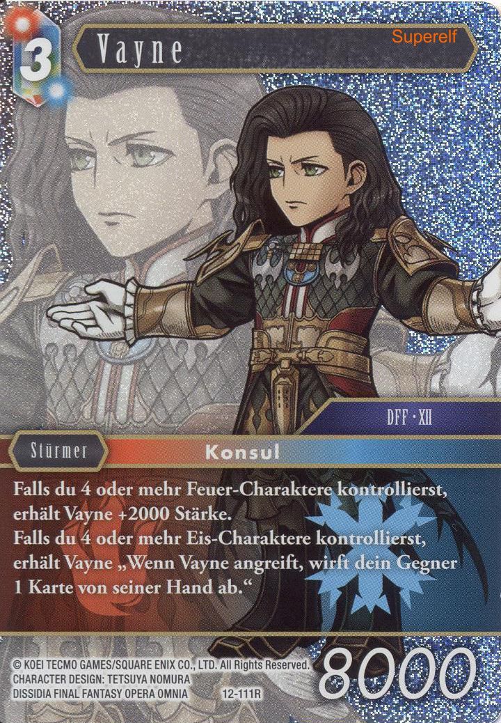 Final Fantasy Opus 12-111 R Vayne Feuer/Eis