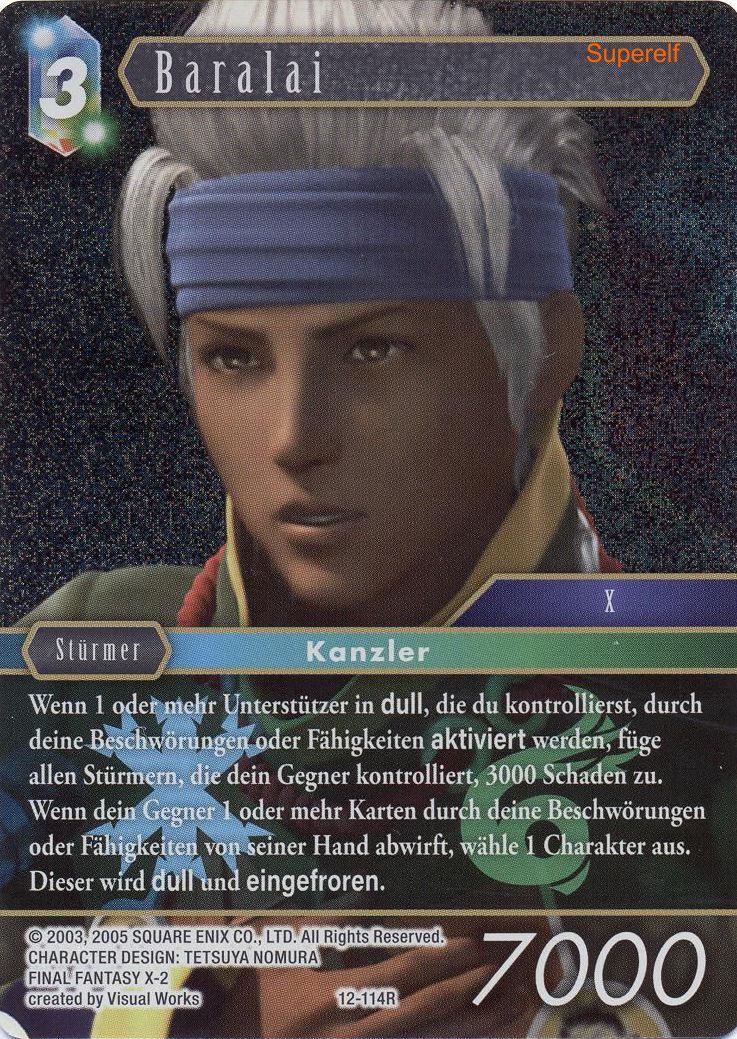 Final Fantasy Opus 12-114 R Baralai Eis/Wind