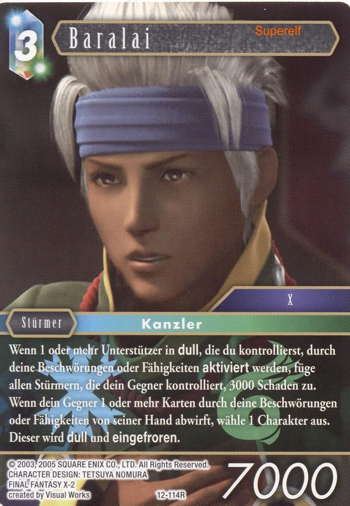 Final Fantasy Opus 12-114 R Baralai Eis/Wind