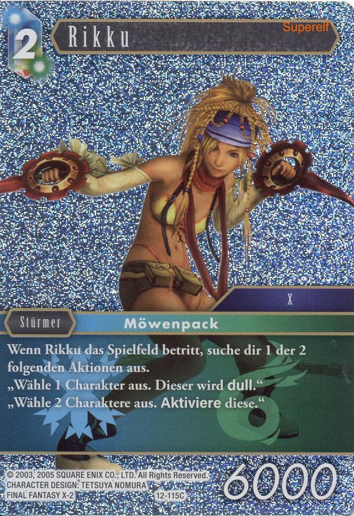 Final Fantasy Opus 12-115 C Rikku Eis/Wind