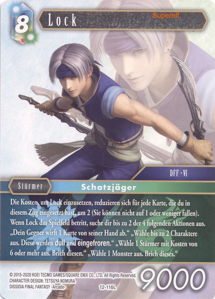 Final Fantasy Opus 12-116 L Lock Eis/Wind