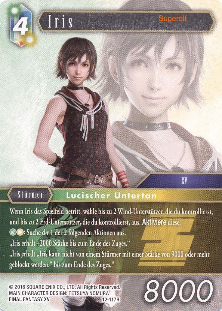 Final Fantasy Opus 12-117 R Iris Wind/Erde