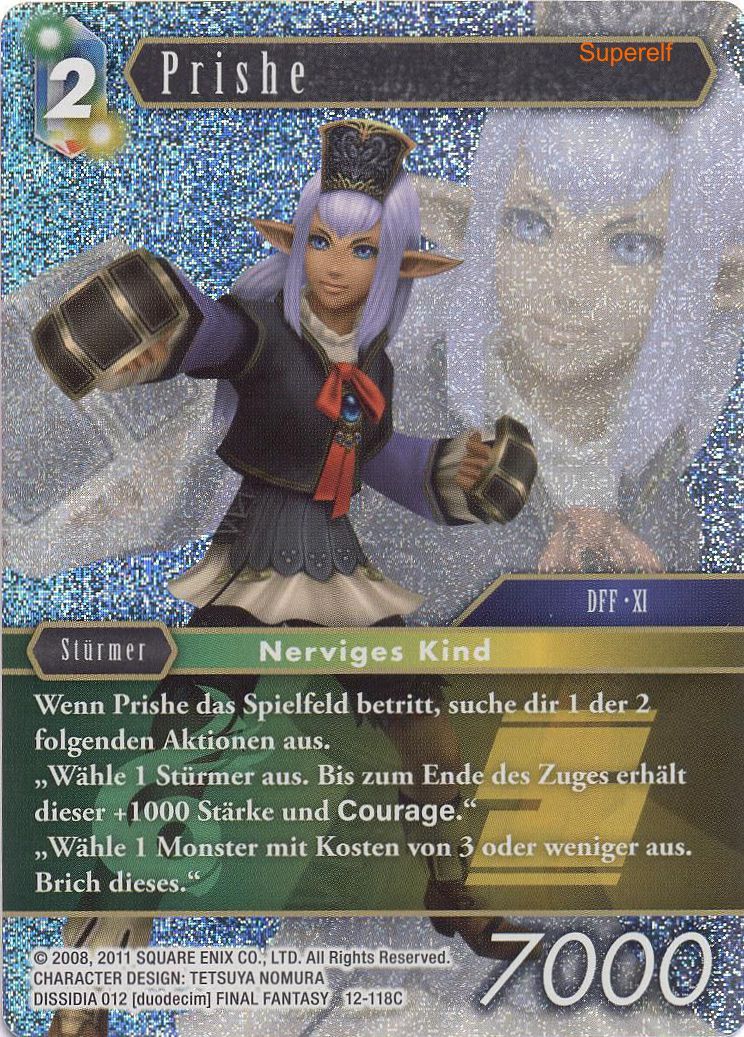 Final Fantasy Opus 12-118 C Prishe Wind/Erde