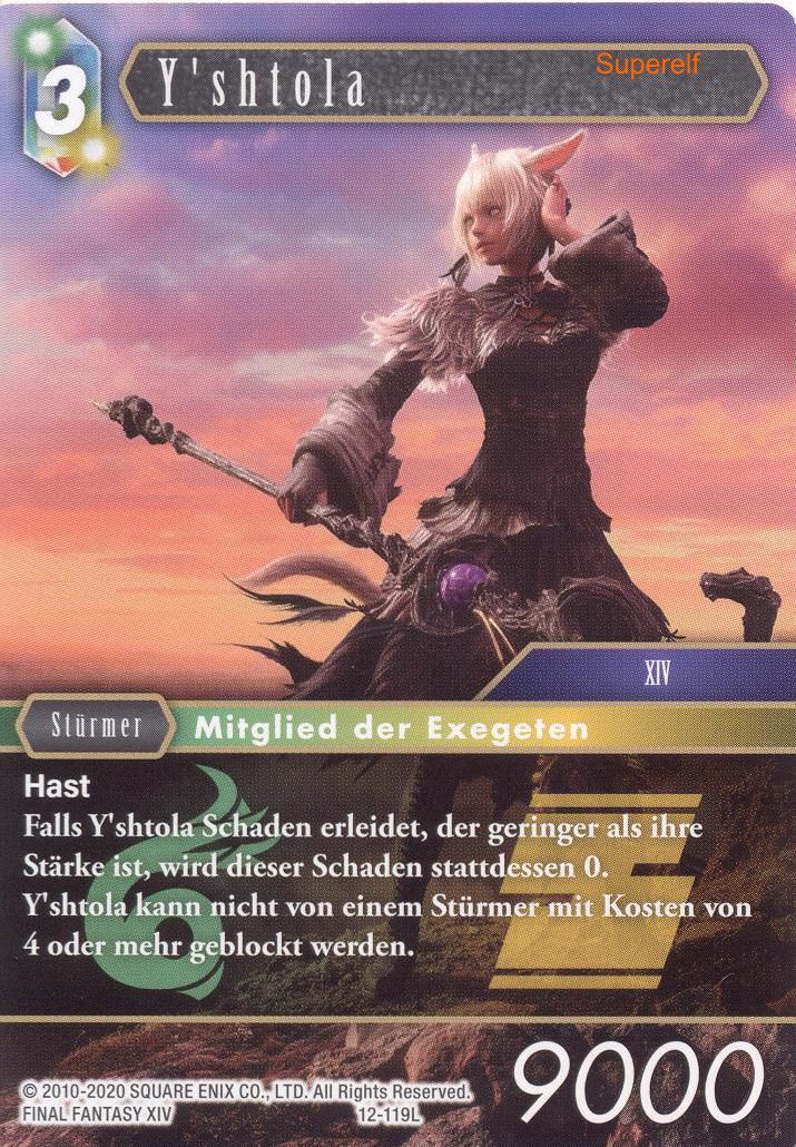 Final Fantasy Opus 12-119 L Y`shtola Wind/Erde