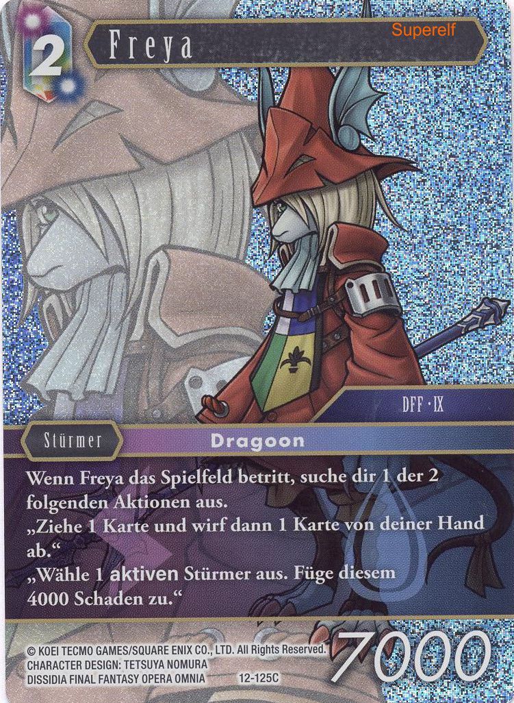 Final Fantasy Opus 12-125 C Freya Blitz/Wasser
