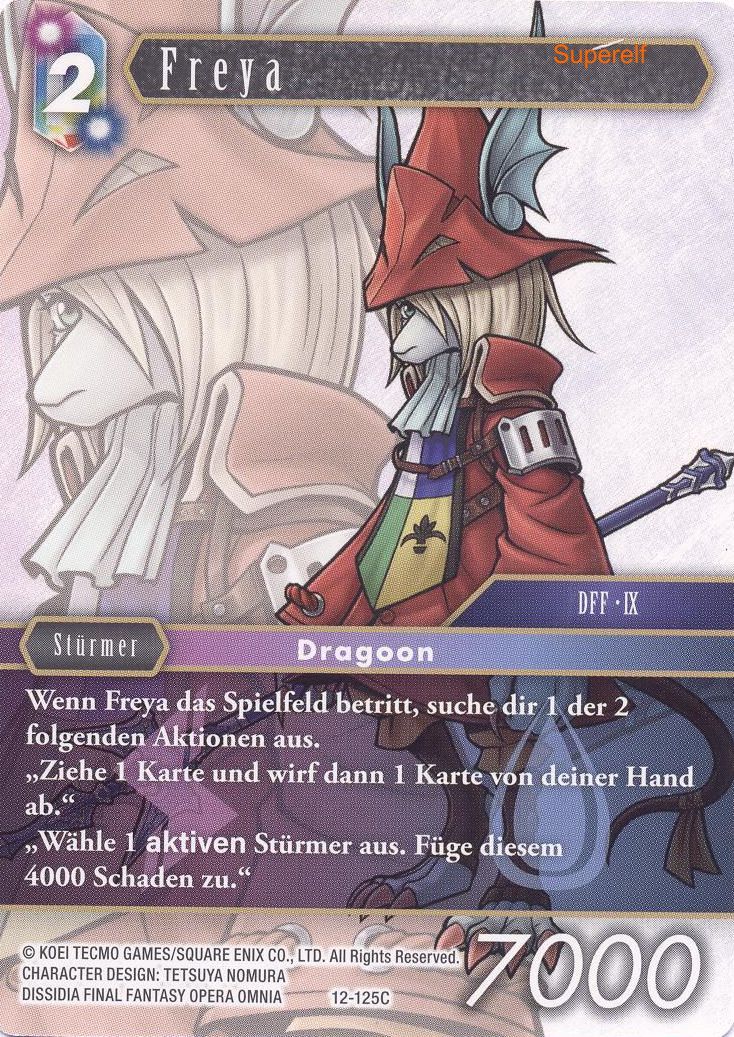 Final Fantasy Opus 12-125 C Freya Blitz/Wasser