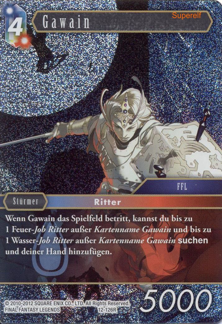 Final Fantasy Opus 12-126 R Gawain Wasser/Feuer
