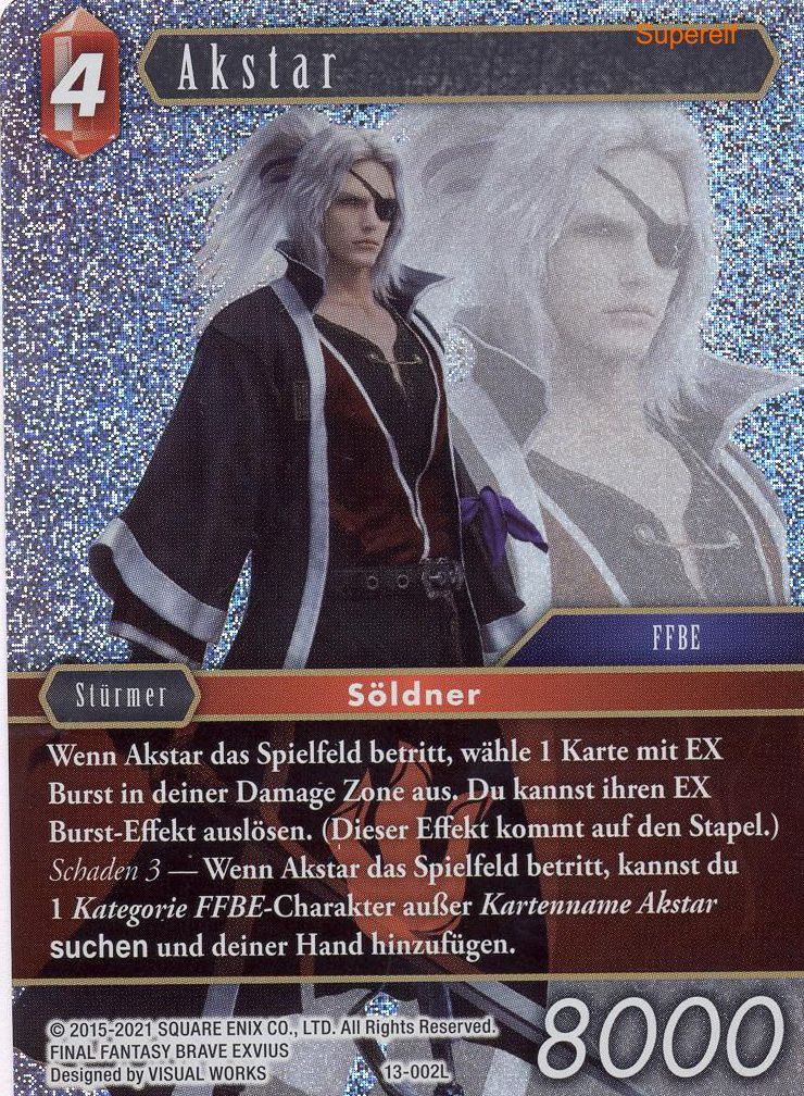Final Fantasy Opus 13-002 L Akstar Feuer