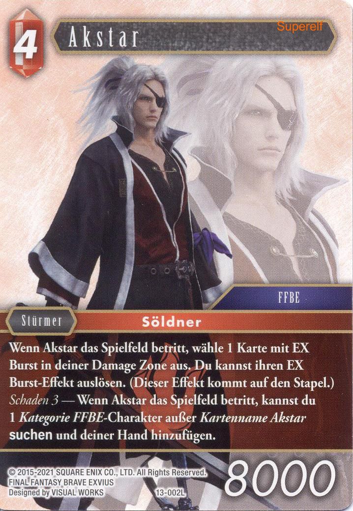 Final Fantasy Opus 13-002 L Akstar Feuer
