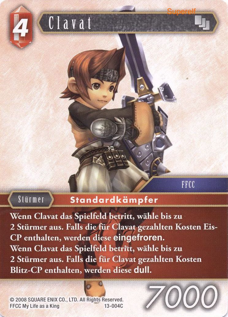 Final Fantasy Opus 13-004 C Clavat Feuer