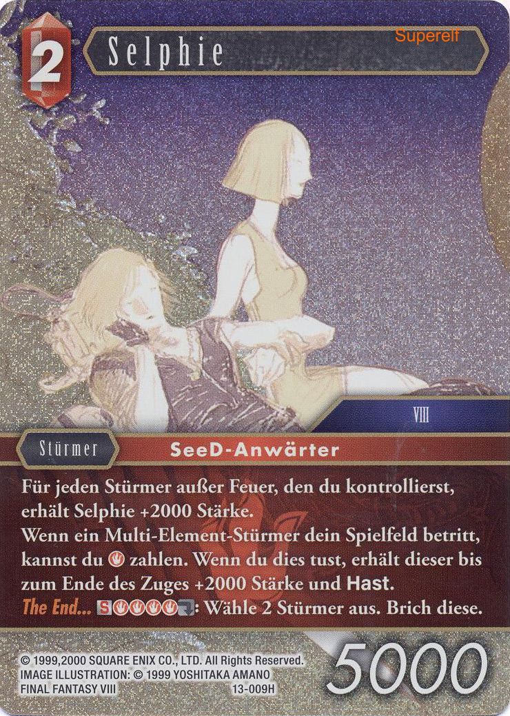 Final Fantasy Opus 13-009 H Selphie Feuer