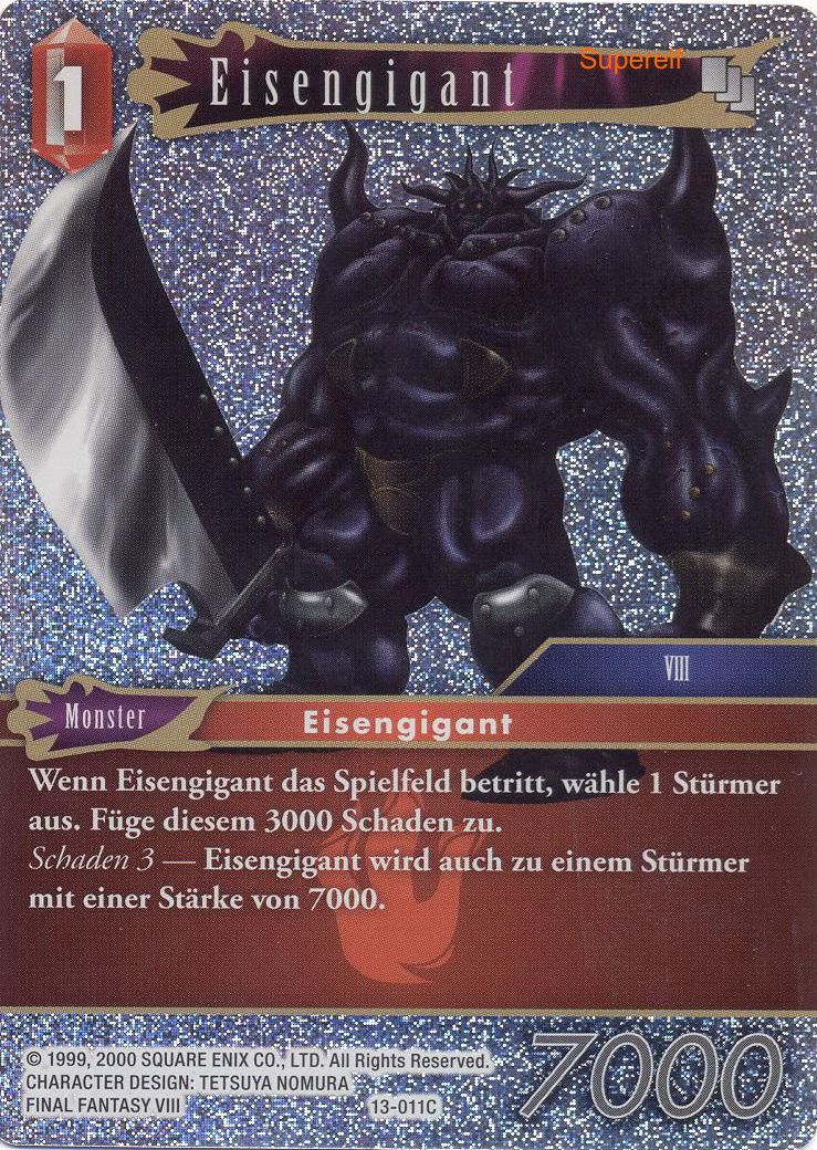 Final Fantasy Opus 13-011 C Eisengigant Feuer