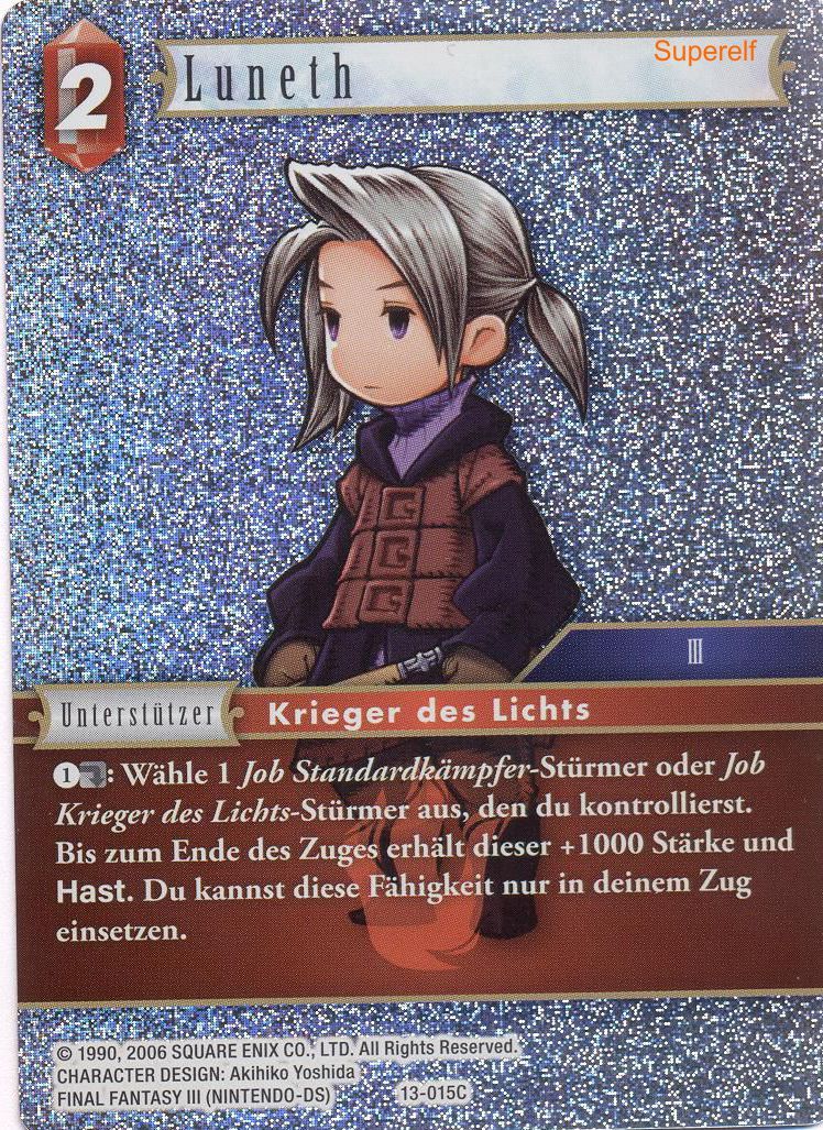 Final Fantasy Opus 13-015 C Luneth Feuer