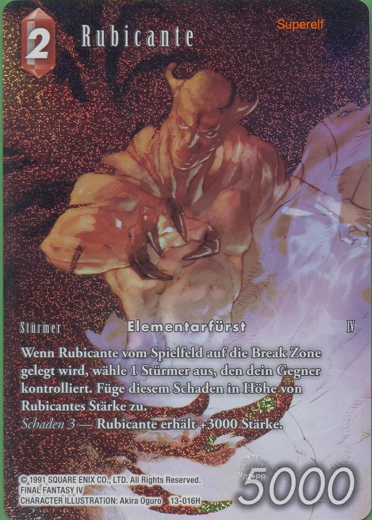 Final Fantasy Opus 13-016 H Rubicante Feuer
