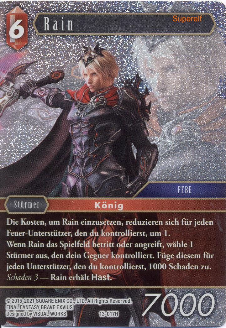 Final Fantasy Opus 13-017 H Rain Feuer