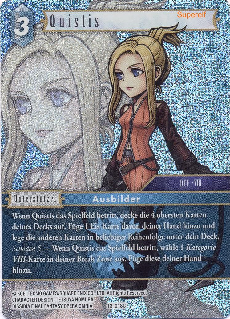 Final Fantasy Opus 13-018 C Quistis Eis