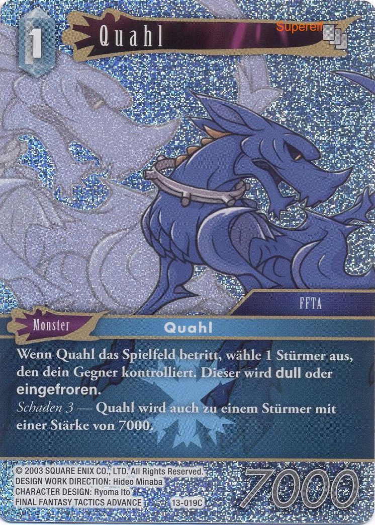 Final Fantasy Opus 13-019 C Quahl Eis