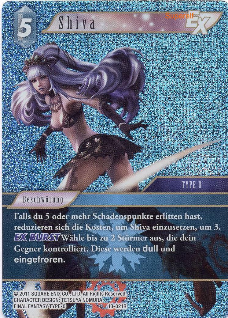 Final Fantasy Opus 13-021 R Shiva Eis