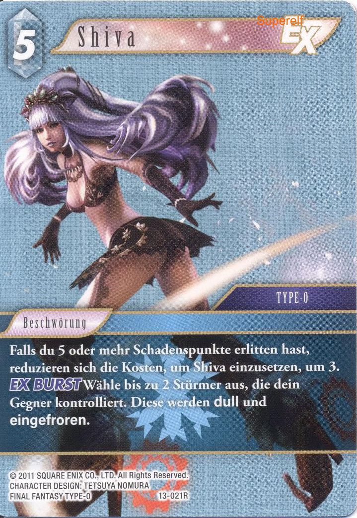 Final Fantasy Opus 13-021 R Shiva Eis
