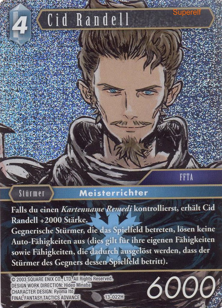 Final Fantasy Opus 13-022 H Cid Randell Eis