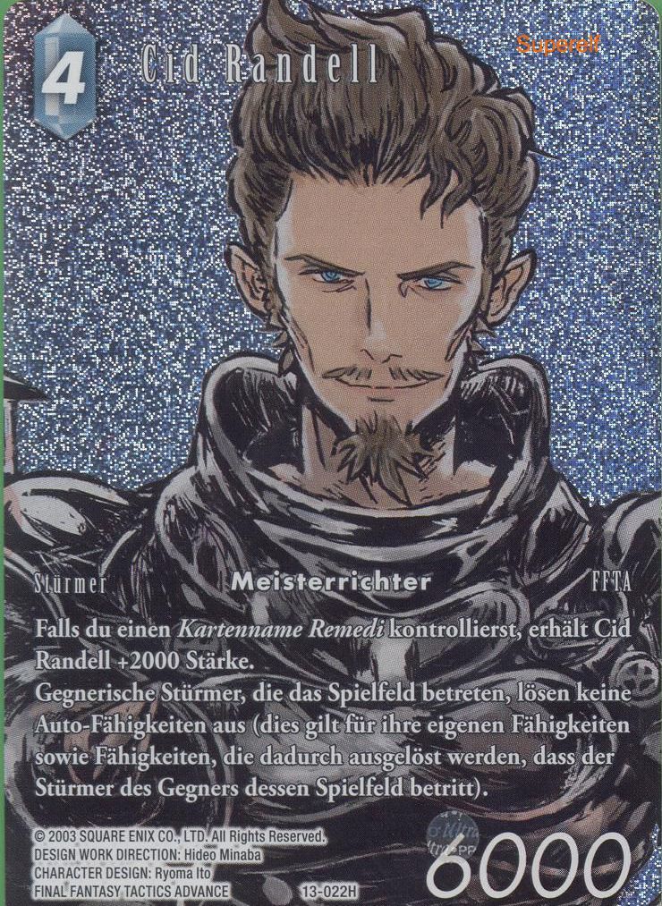 Final Fantasy Opus 13-022 H Cid Randell Eis
