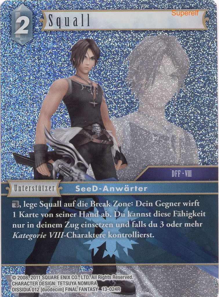 Final Fantasy Opus 13-024 R Squall Eis