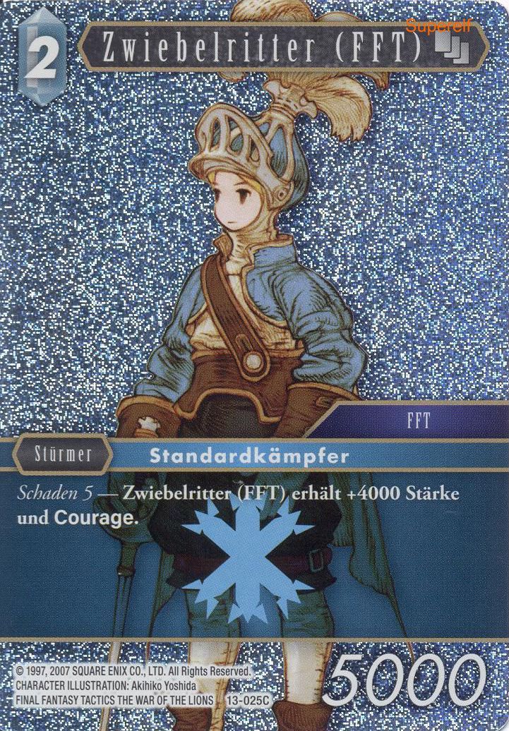 Final Fantasy Opus 13-025 C Zwiebelritter (FFT) Eis
