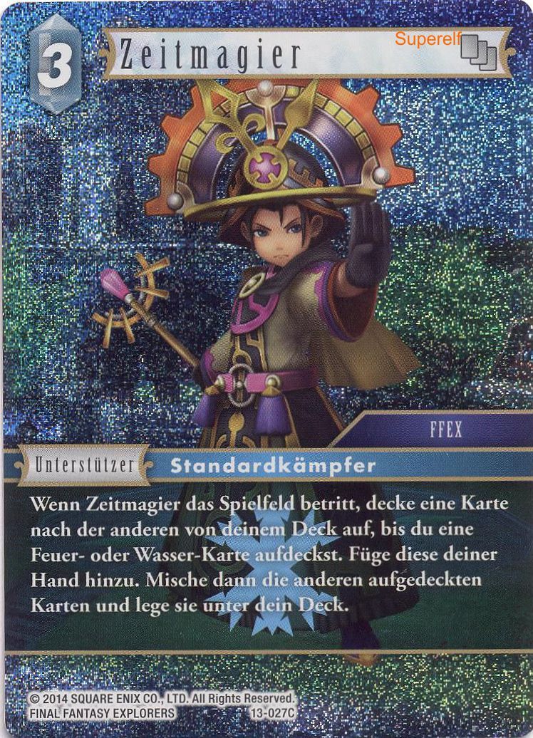 Final Fantasy Opus 13-027 C Zeitmagier Eis