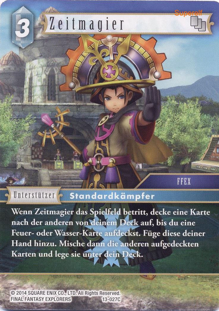 Final Fantasy Opus 13-027 C Zeitmagier Eis