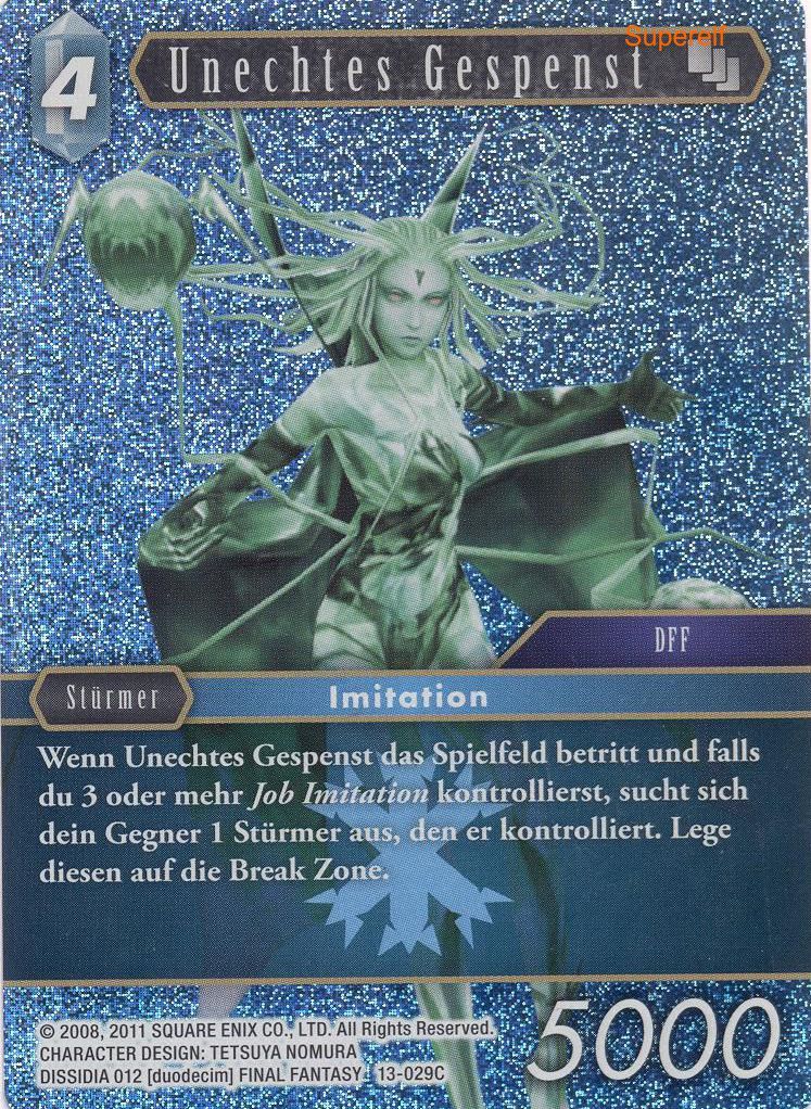 Final Fantasy Opus 13-029 C Unechtes Gespenst Eis
