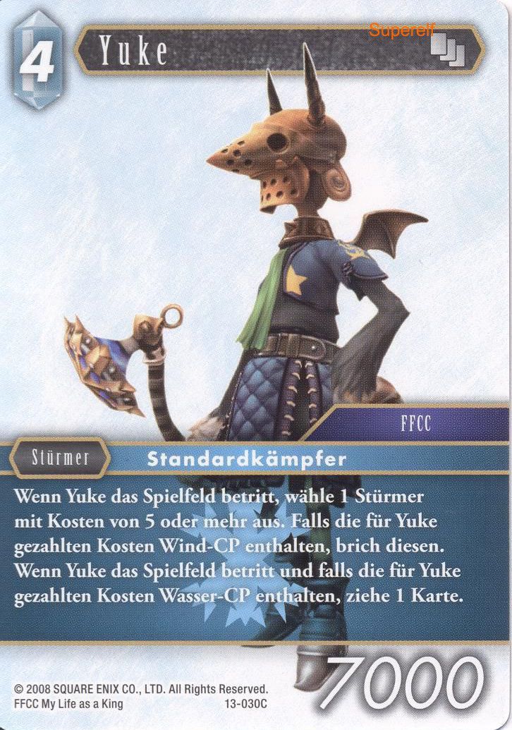 Final Fantasy Opus 13-030 C Yuke Eis