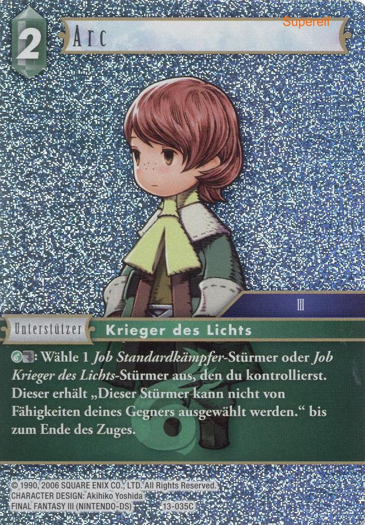 Final Fantasy Opus 13-035 C Arc Wind