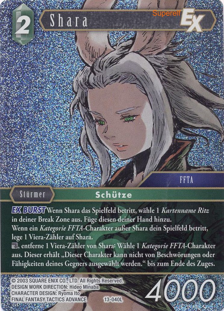 Final Fantasy Opus 13-040 L Shara Wind