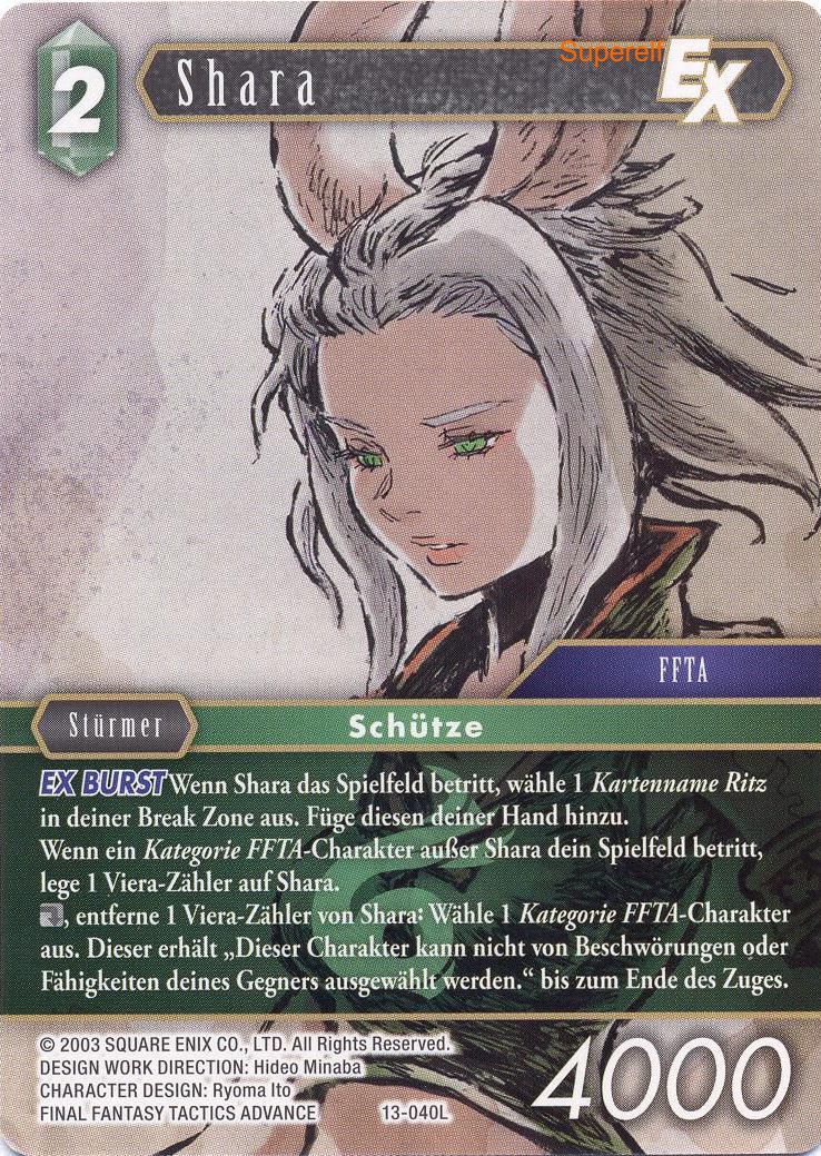 Final Fantasy Opus 13-040 L Shara Wind
