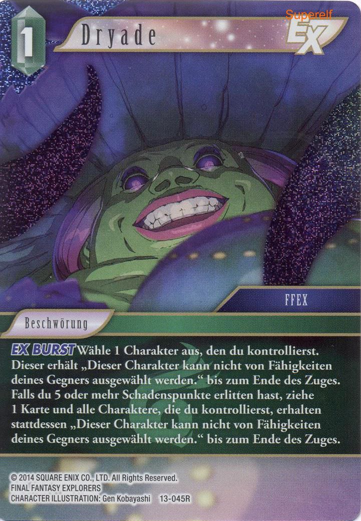 Final Fantasy Opus 13-045 R Dryade Wind