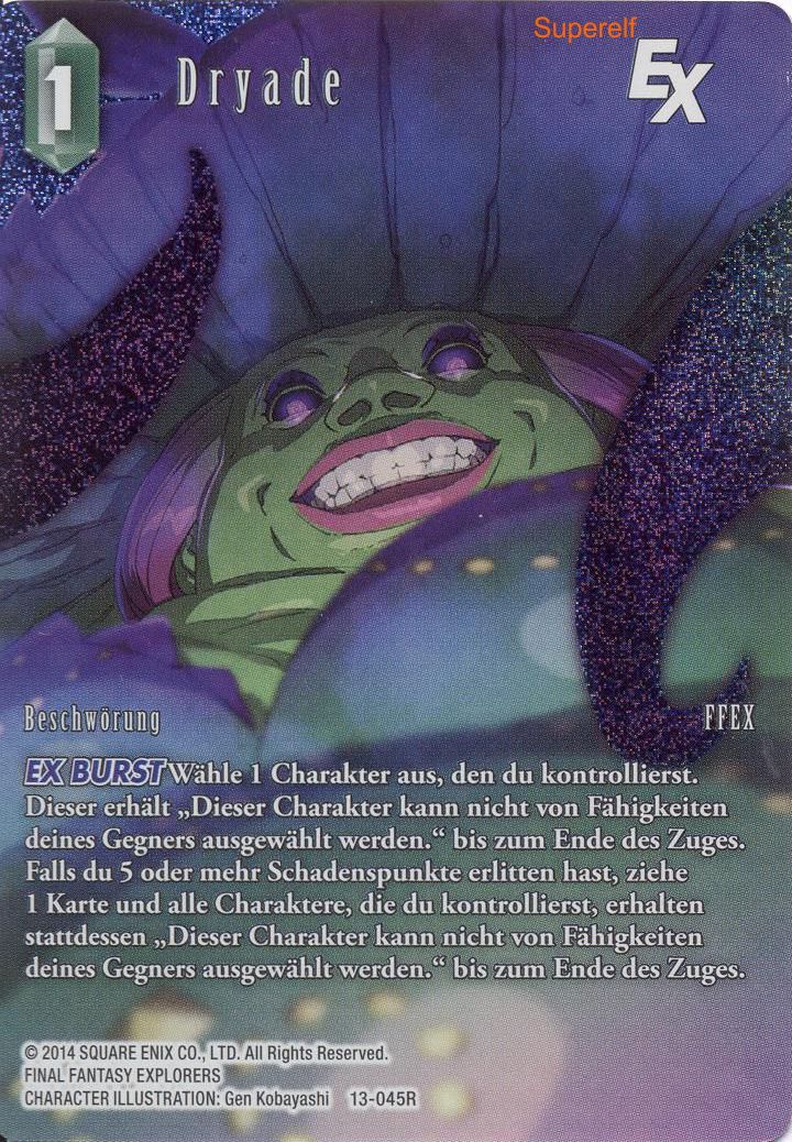 Final Fantasy Opus 13-045 R Dryade Wind