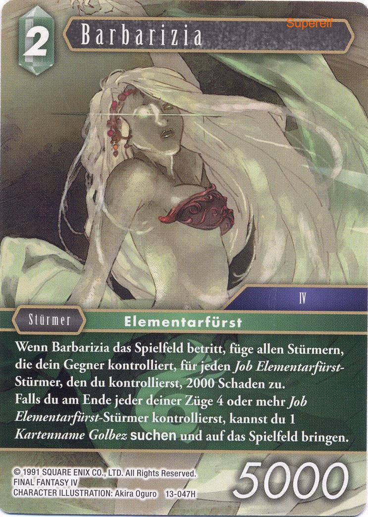 Final Fantasy Opus 13-047 H Barbarizia Wind