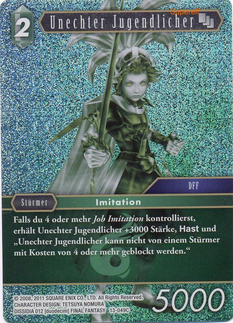 Final Fantasy Opus 13-049 C Unechter Jugendlicher Wind