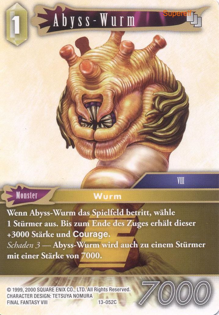 Final Fantasy Opus 13-052 C Abyss-Wurm Erde