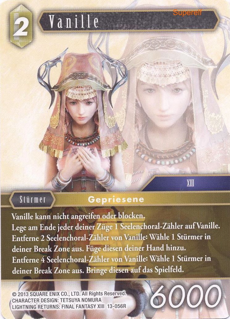 Final Fantasy Opus 13-056 R Vanille Erde