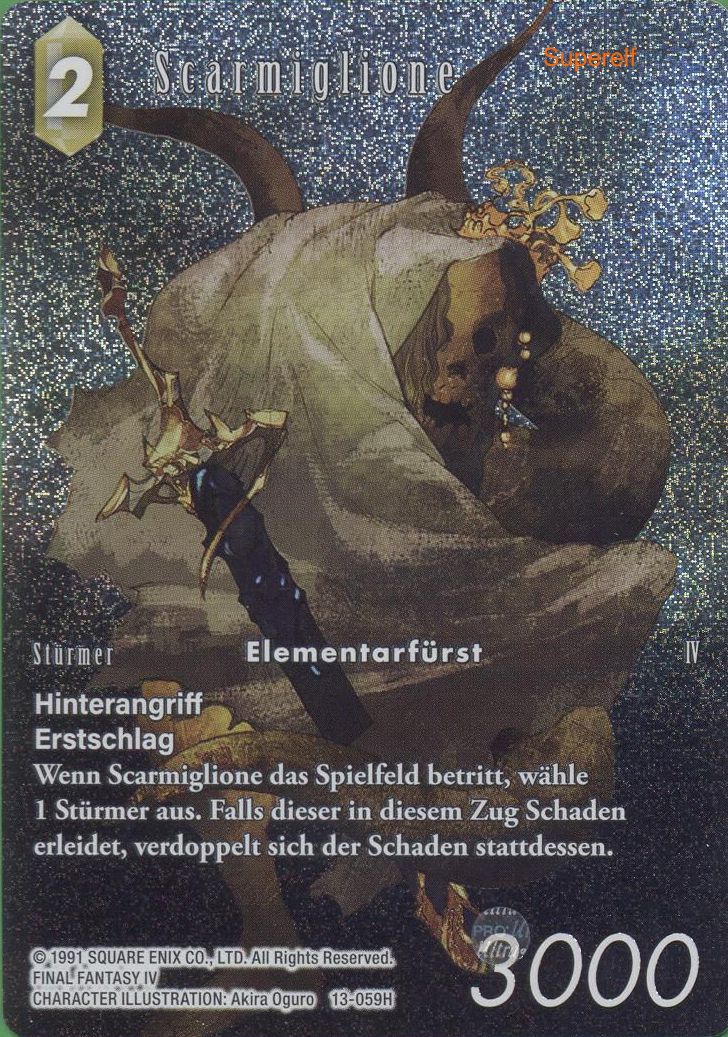 Final Fantasy Opus 13-059 H Scarmiglione Erde