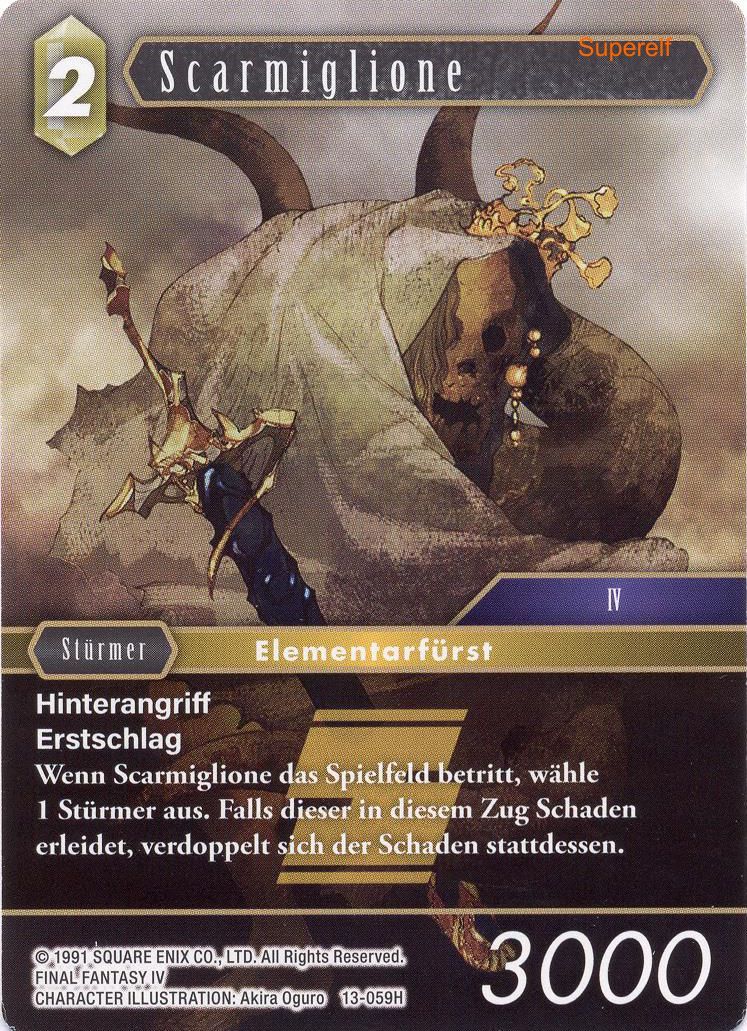 Final Fantasy Opus 13-059 H Scarmiglione Erde