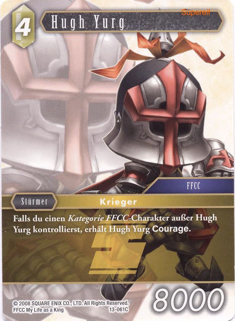 Final Fantasy Opus 13-061 C Hugh Yurg Erde